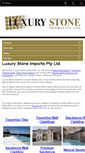 Mobile Screenshot of luxurystone.com.au